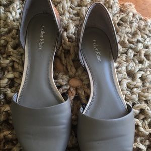 Pre Owned Calvin Klein Flats Shoes